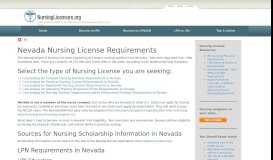 
							         Nevada Nursing License | Requirements in NV								  
							    
