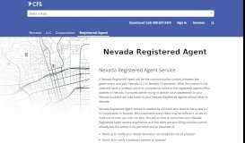 
							         Nevada Registered Agent Service: We Make It Easy - $95 Per Year								  
							    