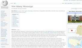 
							         New Albany, Mississippi - Wikipedia								  
							    