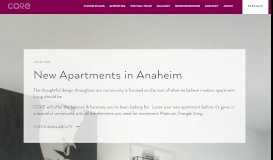 
							         New Anaheim Apartments | Core | Platinum Triangle								  
							    