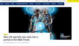 
							         New AR app lets you step into a portal to the NBA Finals | Komando.com								  
							    