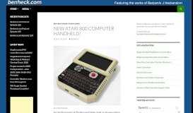 
							         New Atari 800 Computer Handheld! | Web Portal for Benjamin J ...								  
							    