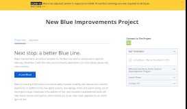 
							         New Blue Improvements Project - LA Metro Home								  
							    