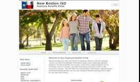 
							         New Boston ISD - Benefits Portal								  
							    
