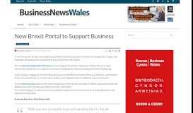 
							         New Brexit Portal to Support Business - Business News Wales								  
							    
