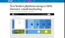 
							         New broker platform merges CRM, intranet, email marketing ...								  
							    