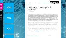 
							         New Buma/Stemra portal launched - Buma/Stemra								  
							    