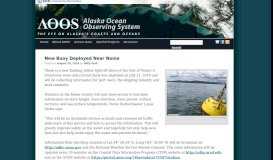 
							         New Buoy Deployed Near Nome | Alaska Ocean Observing System								  
							    