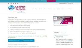 
							         New Carer App - Comfort Keepers Home Care								  
							    