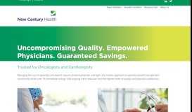 
							         New Century Health - Oncology and Cardiology Specialty Benefit ...								  
							    