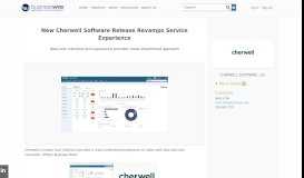 
							         New Cherwell Software Release Revamps Service Experience ...								  
							    