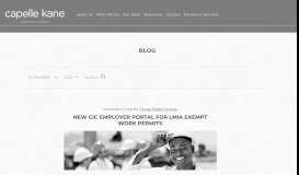 
							         New CIC Employer Portal for LMIA Exempt Work Permits - Capelle Kane								  
							    