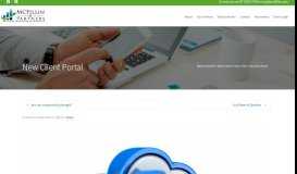 
							         New Client Portal | McFillin & Partners								  
							    