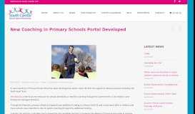 
							         New Coaching In Primary Schools Portal Developed | South Cambs ...								  
							    