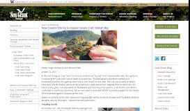 
							         New Coastal Site for European Green Crab: Makah Bay – Washington ...								  
							    