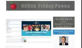 
							         New CSUSA UltiPro Homepage! - CSUSA Friday Focus								  
							    