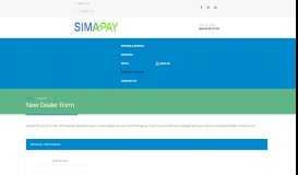
							         New Dealer Form - Simapay Dealer Portal								  
							    