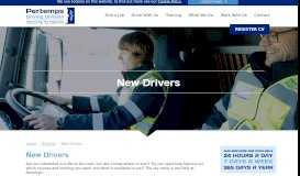 
							         New Driver Training | Pertemps Driving Division								  
							    