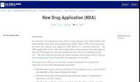 
							         New Drug Application (NDA) | FDA								  
							    