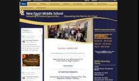 
							         New Egypt Middle School / Homepage								  
							    