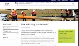
							         New electricity connections - TasNetworks								  
							    