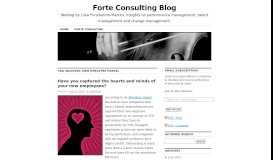 
							         New employee portal | Forte Consulting Blog								  
							    