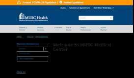 
							         New Employee Welcome MUSC Medical Center | MUSC ...								  
							    