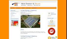 
							         New Energy & Solar								  
							    