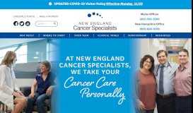 
							         New England Cancer Specialists- Leading-Edge Cancer Care in ...								  
							    