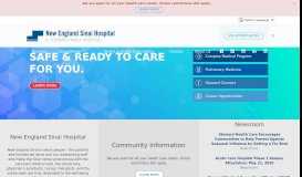 
							         New England Sinai Hospital | A Steward Hospital | Stoughton MA								  
							    