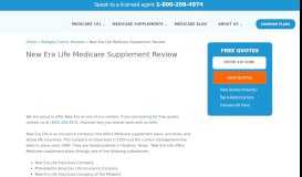 
							         New Era Life Insurance Medicare Supplement Review | Plans F, G & N								  
							    