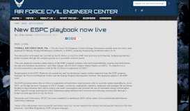 
							         New ESPC playbook now live > U.S. Air Force Civil Engineer Center ...								  
							    
