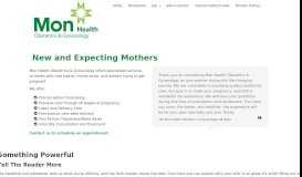 
							         New & Expecting Mothers | Mon General Hospital Women's Health								  
							    