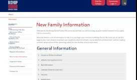 
							         New Family Information - Bishop Dunne Catholic School								  
							    