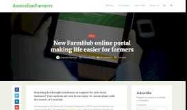 
							         New FarmHub online portal making life easier for farmers ...								  
							    
