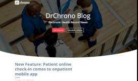
							         New Feature - Patient Portal - Check-in with OnPatient | DrChrono Blog								  
							    