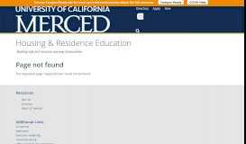 
							         New First-Year Students - UC Merced | Housing and Residence Life								  
							    
