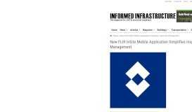 
							         New FLIR InSite Mobile Application Simplifies Inspection Management ...								  
							    