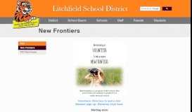 
							         New Frontiers - Litchfield School District								  
							    