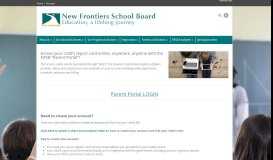 
							         New Frontiers School Board » Parent Portal								  
							    