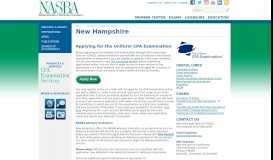 
							         New Hampshire | NASBA								  
							    