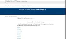 
							         New Hire Documents - UnitedHealth Group Careers								  
							    