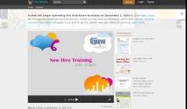 
							         New hire training 5.20.13 - SlideShare								  
							    
