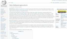 
							         New Holland Agriculture - Wikipedia								  
							    