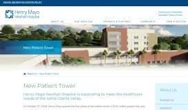 
							         New Hospital Services | Santa Clarita Valley Hospital - Henry Mayo ...								  
							    