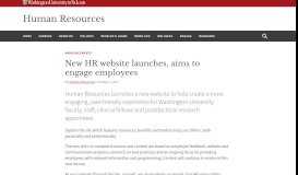 
							         New HR website launches, aims to engage employees | Human ...								  
							    