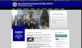 
							         New Hyde Park Memorial High School / Homepage								  
							    