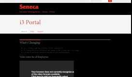 
							         New i3 Portal - Seneca - Toronto, Canada - Seneca College								  
							    