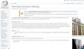 
							         New India Assurance Building - Wikipedia								  
							    