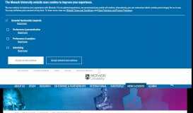 
							         New Induction Portal launched - Monash University								  
							    
